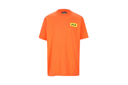 Playera Dirt Manga Corta Naranja