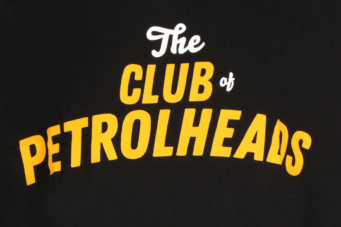 Playera Petrolheads Club Manga Larga Negra