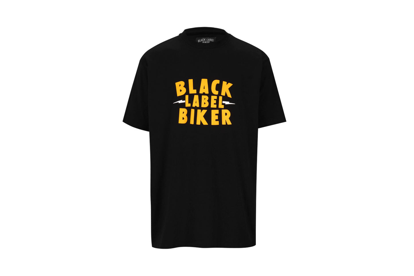 Playera Pine Yellow Manga Corta Negro